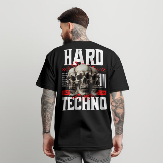 Hard Techno Skulls - Oversize Shirt