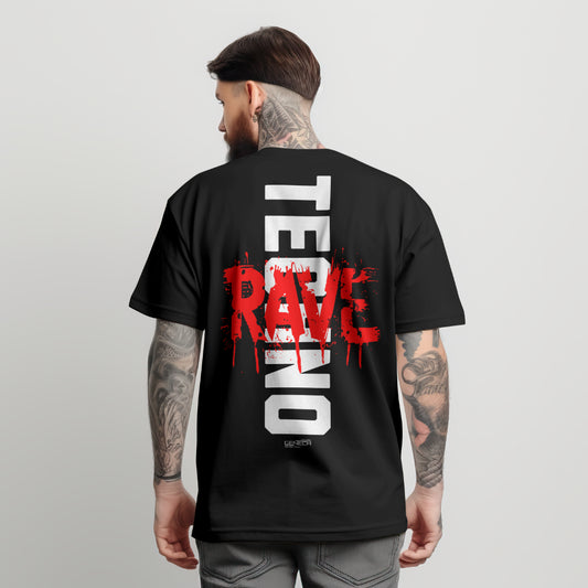 Techno Rave - Organic Oversize Shirt